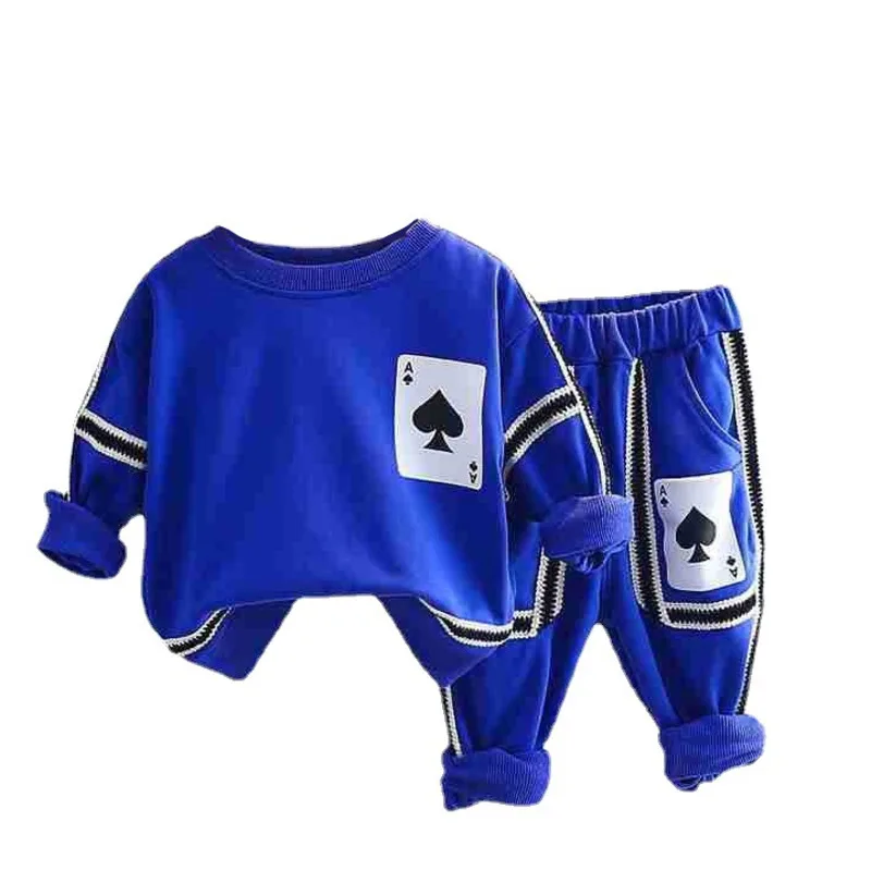 

New Spring Toddler Sportswear Autumn Children Cotton Clothes Baby Boys Girls Fashion T Shirt Pants 2Pcs/Sets Kids Infant Costume