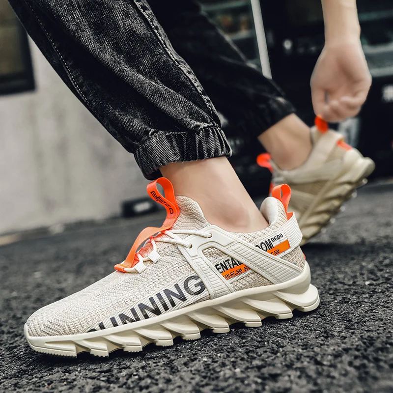 

Ultralight Running Shoes Male Anti-Slip Breathable Sneakers Large Size Outdoor Jogging Footwear INS Trend Chaussures Sports Shoe