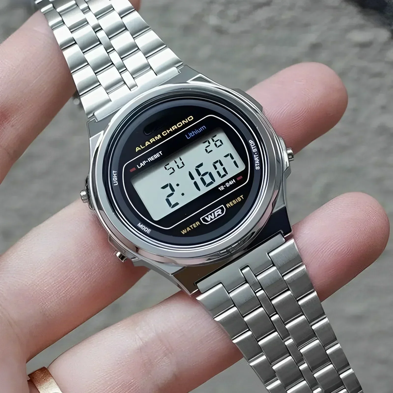 Цифровые спортивные Водонепроницаемые наручные часы для мужчин и женщин