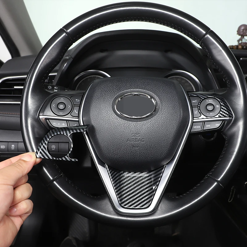 Стильная декоративная наклейка на руль автомобиля для Toyota 8 поколения Camry 70 XV70