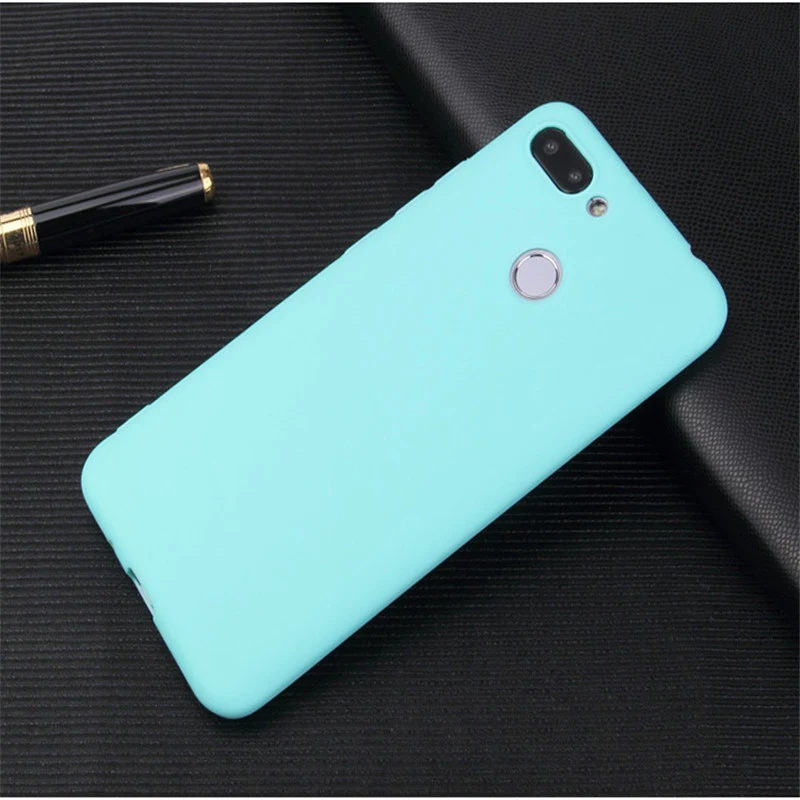 Фото Ультратонкий матовый силиконовый чехол из ТПУ Xiaomi Mi 8 lite для Xiaomi Mi 8 lite, силиконовый матовый чехол №3