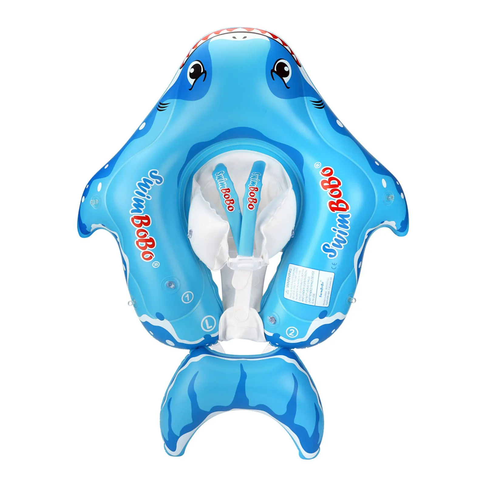 

Iatable Baby Pool Float Ring Swimming Ring Lying Ring with Sun Protection Canopy Safe Children's Swimming Armpit Ring