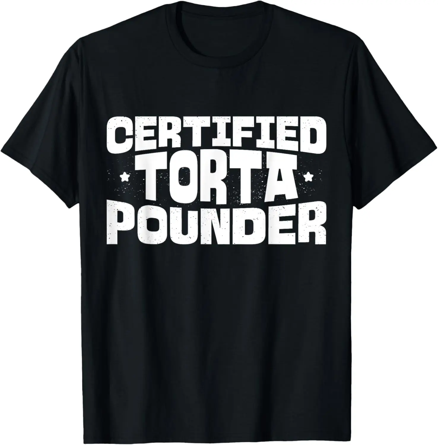 Сертифицированная мужская футболка Torta Pounder Latinx Witty Meme