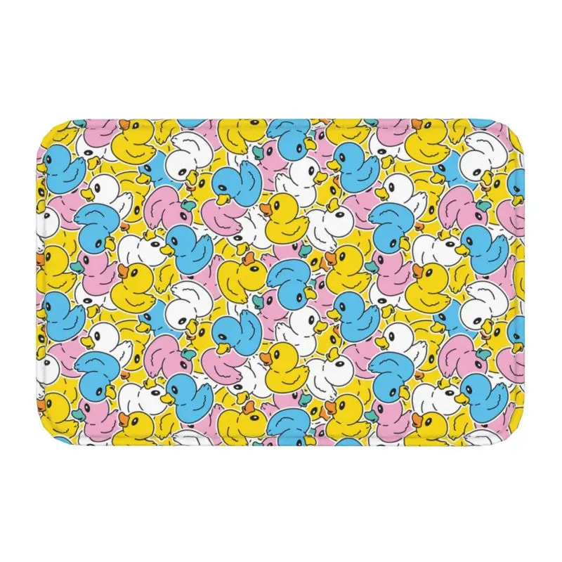 

Милый мультяшный красочный резиновый коврик для входной двери, нескользящий напольный коврик для ванной, кухни, спальни, комнаты, украшение для дома