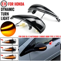 2pcs dynamic blinker for honda civic 8th mk8 hatchback coupe led turn signal light side mirror lamp 2006 2012 fa1 fd1 fd2 fn2