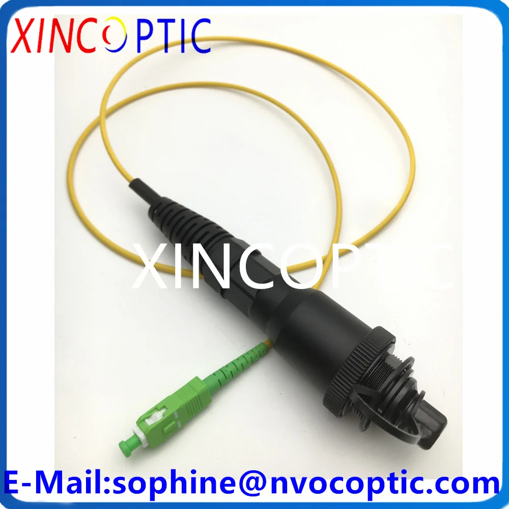 IP67 Водонепроницаемый Corning Female Mini SCAPC 1M 2M 3M 5M 3 0 мм Желтый кабель к SC/APC OptiTap Открытый