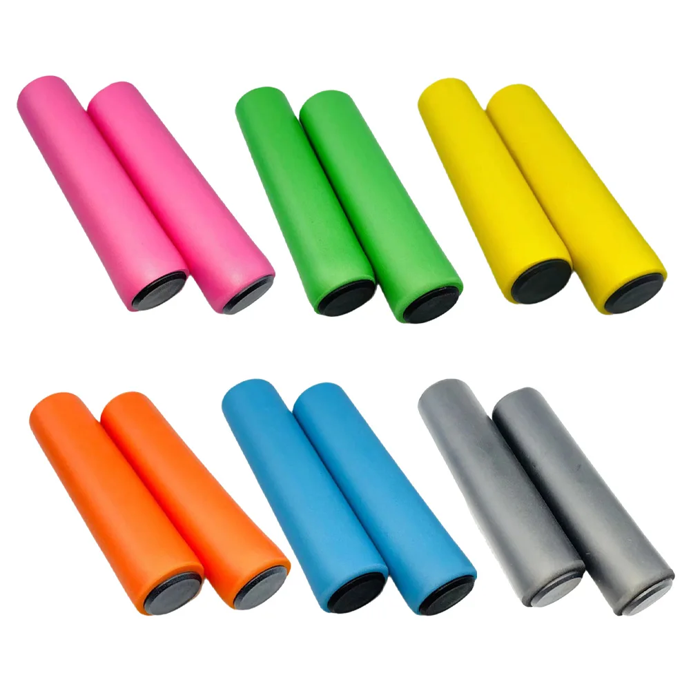 

1 Pair Bicycle Handlebar Silicone Grips MTB Sponge Grips Anti-Skid Grips Bike Handle Bar Soft Grips Cycling Accessories