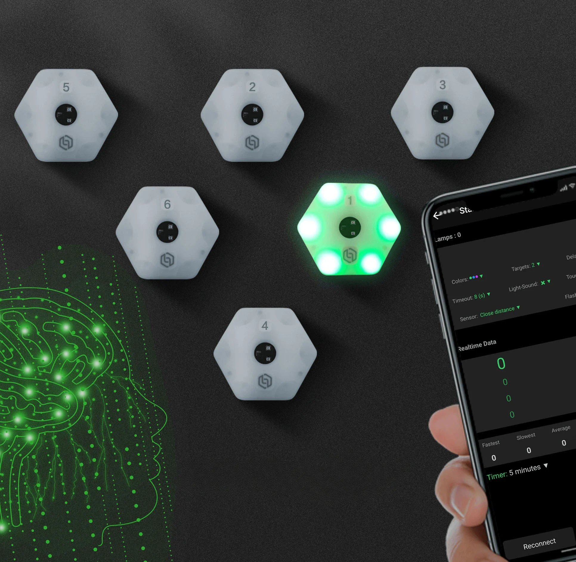 Реакционный тренировочный светильник лампа для скорости спритность реактивное