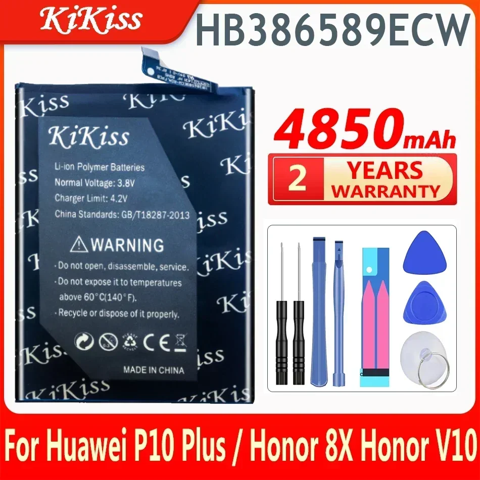 HB386589ECW 4850 мАч аккумулятор для Huawei V10 P10 Plus Honor Play 20S 8X Nova 3 4 Mate 20 мобильный телефон