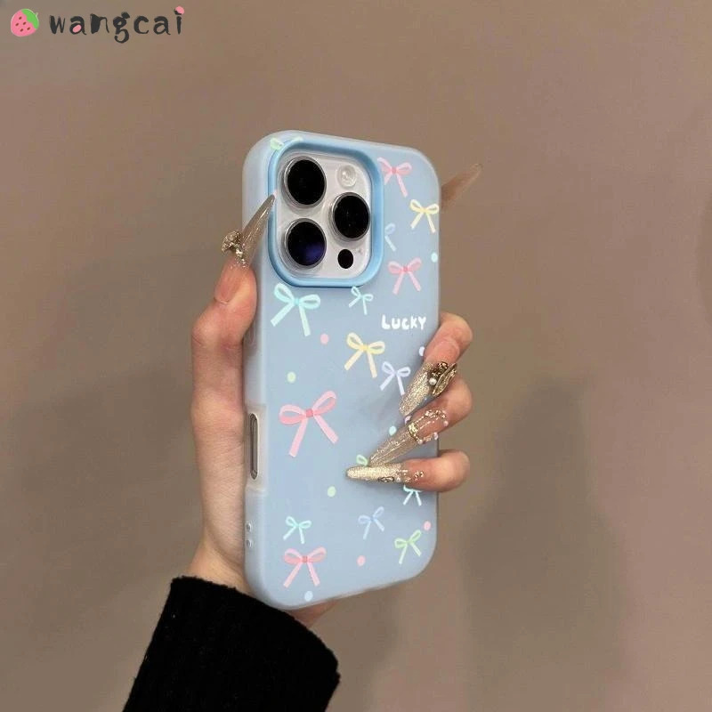 Фото Чехол для телефона в стиле INS с бантом 2-в-1 для Vivo Y22 Y22S Y21T Y21A Y21G Y21S Y20A Y20G Y20i Y20S Y20T Y19S Pro GT, противоударный чехол №3