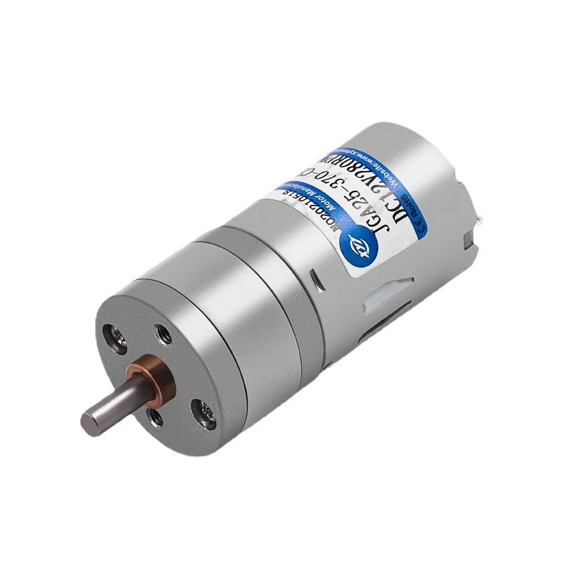 

JGA25-370 Miniature Geared Motor DC Motor 6V 12V 24V Electric gear Motor High Torque 12/16/26/30/35/60/77/130/170/280/1360 rpm