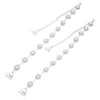 women fashion shoulder straps fringe cross metal chain adjustable for lingerie bra clothes bags replace decorations accessories