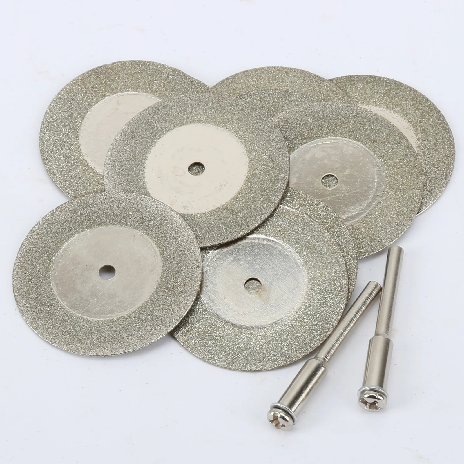 

10PCS 35mm Diamond Cut Off Blade Cutting Discs Wheel Disc Grinding Slice with 2Pcs 3mm Mandrel for Drill Die Grinder Rotary Tool