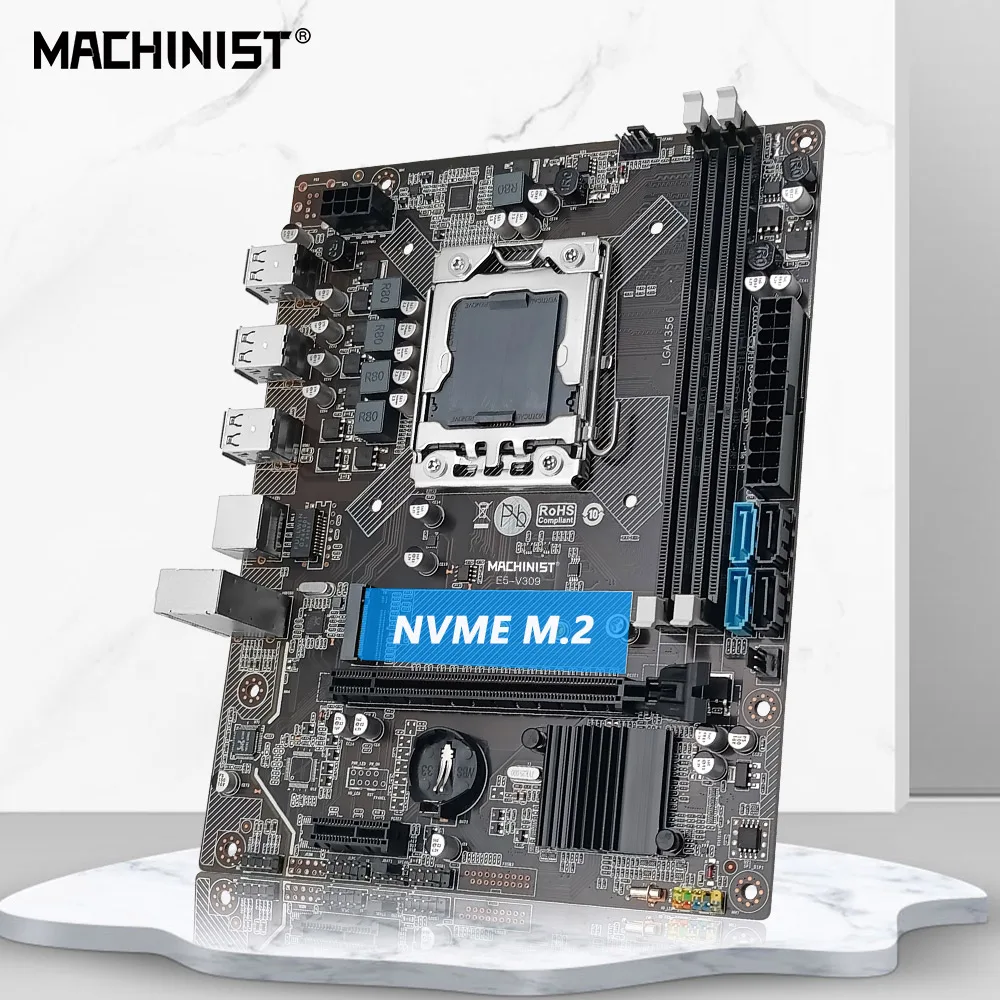 

MACHINIST X79 V309 Motherboard LGA 1356 Support CPU Intel Xeon E5 Series Processador DDR3 Desktop RAM Memory NVME M.2 M-ATX