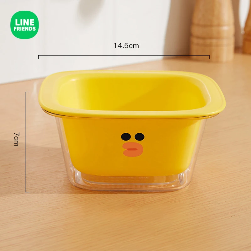 Линия друзья Мультяшные коричневые Салли кухонные фрукты и овощи двухслойная