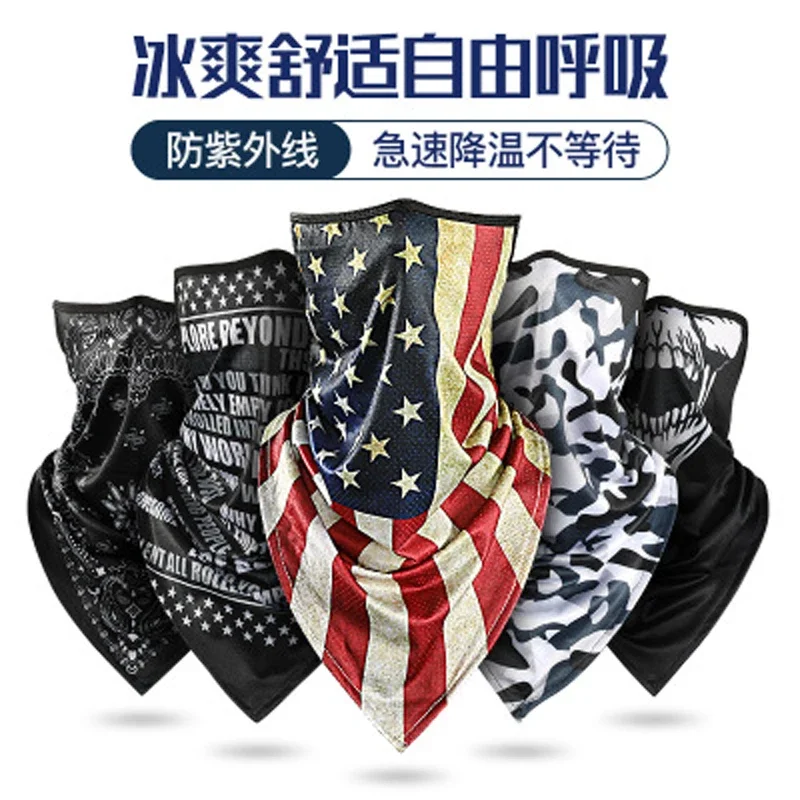 Стиль печати уличный шарф маска разнообразный тюрбан волшебные шарфы сетчатая