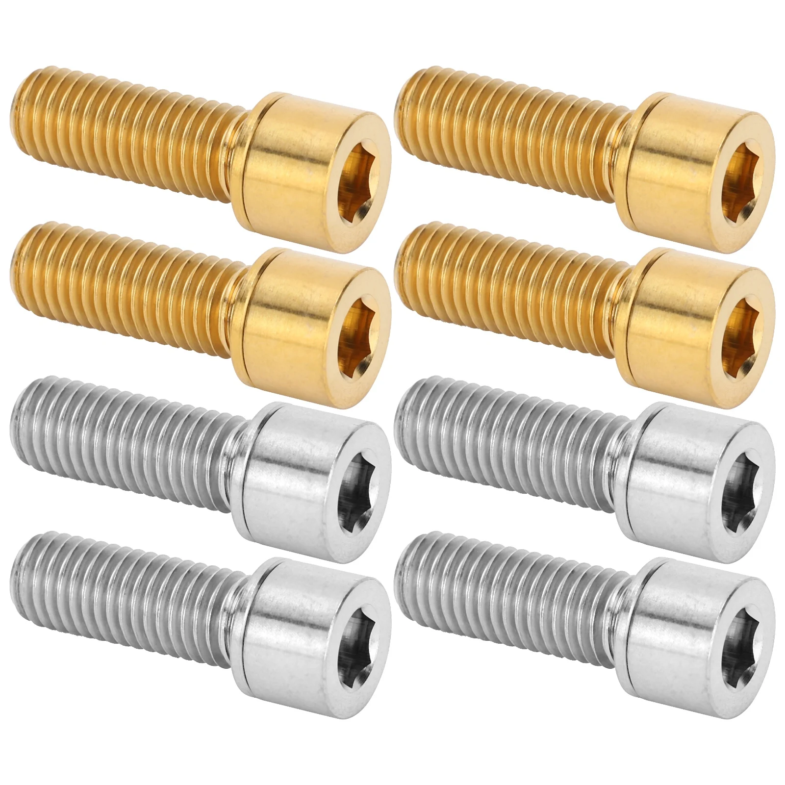 Винт Зажима Руля Велосипеда Из Титанового Сплава Шестигранные Гайки 7x20 Мм