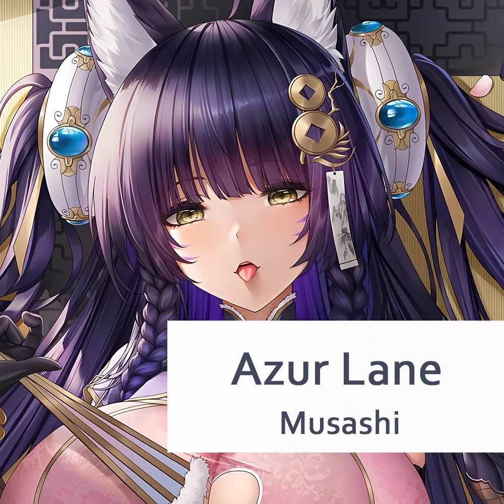 Подушка для всего тела Dakimakura Bluetooth Lane Musashi наволочка подушки