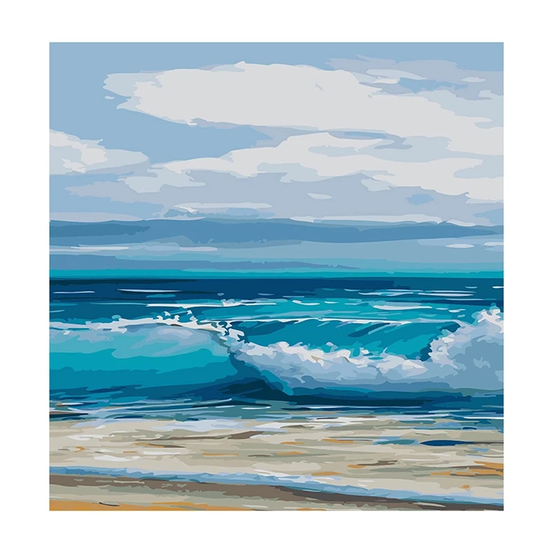 

Набор для рисования по номерам на холсте, 20 х16 дюймов