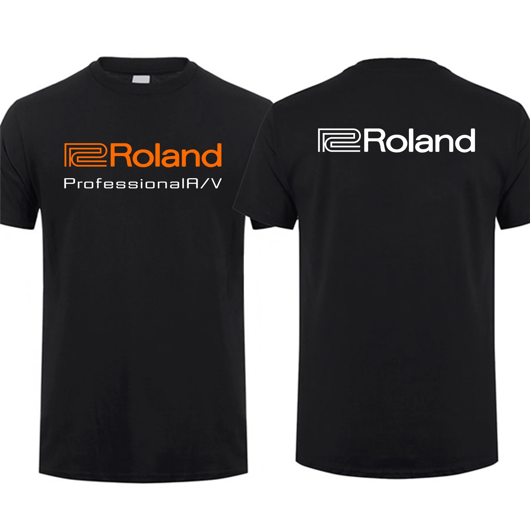 

Удивительная футболка, повседневная, оверсайз, необходимая, Roland, синтезатор, логотип, винтажная музыкальная футболка, мужские футболки улич...