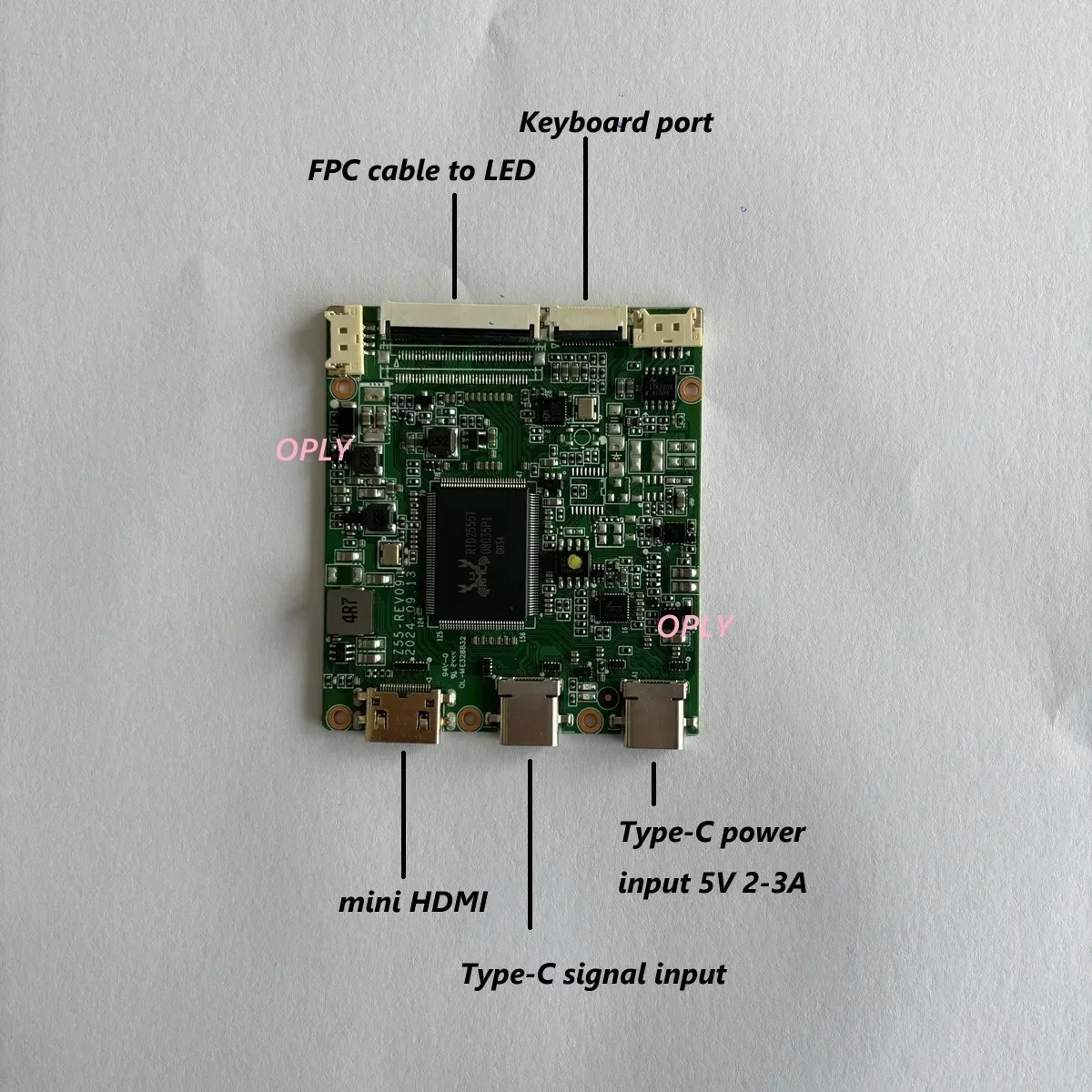 Фото Сенсорная панель Type-C, совместимая с mini HDMI, для драйверной платы NV156FHM-T06 NV156FHM-T05 NV156FHM-T07 NV156FHM-T0A, 15,6 дюйма, 1920X1080 LED №2