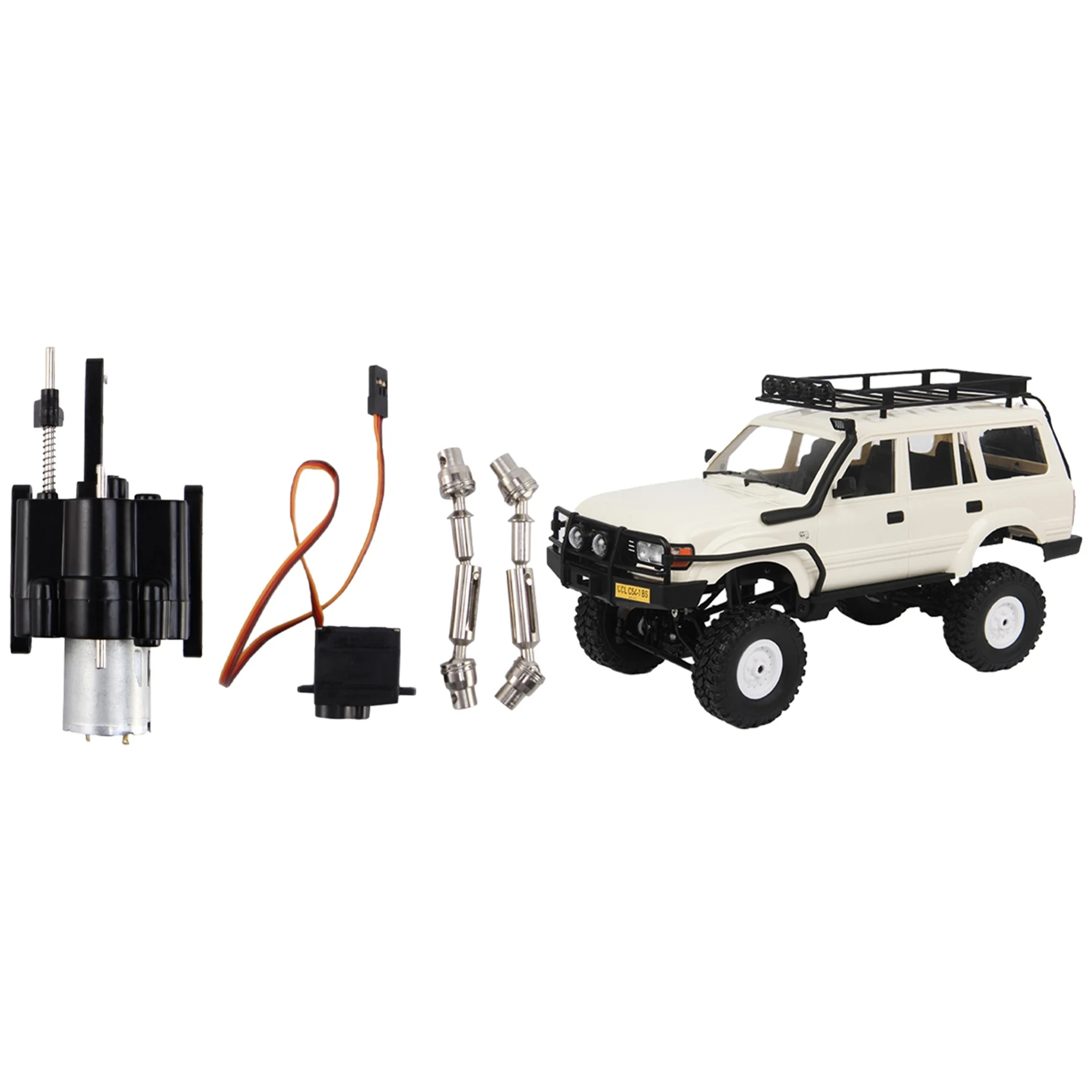 

2 Set RC Car Part: 1 Set Gearbox Accessories Spare Part 2 Speed Transmission Shaft & 1 Set Remote Control Car Kit
