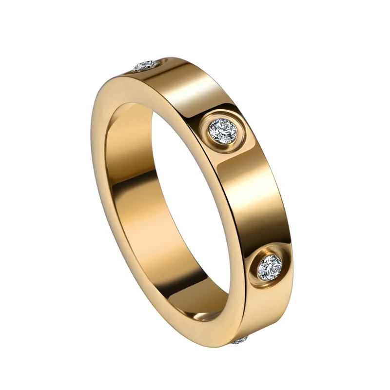 

Rings For Men Women zircon Novelties 2022 Trend Couple Ring Luxury Designer Jewelry Gift Female Wholesale Jewellery