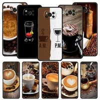 fashion coffee wine cup phone case for xiaomi poco x3 nfc f3 m3 m4 mi note 10 12 11 ultra 11t pro 10t lite 5g 9t 11i 11x cover