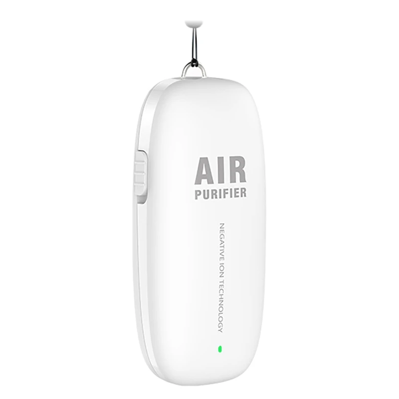 

150 Million Negative Ion Air Purifier Personal Wearable Mini Portable Ionizer 1000Mah Battery Car Air Freshener