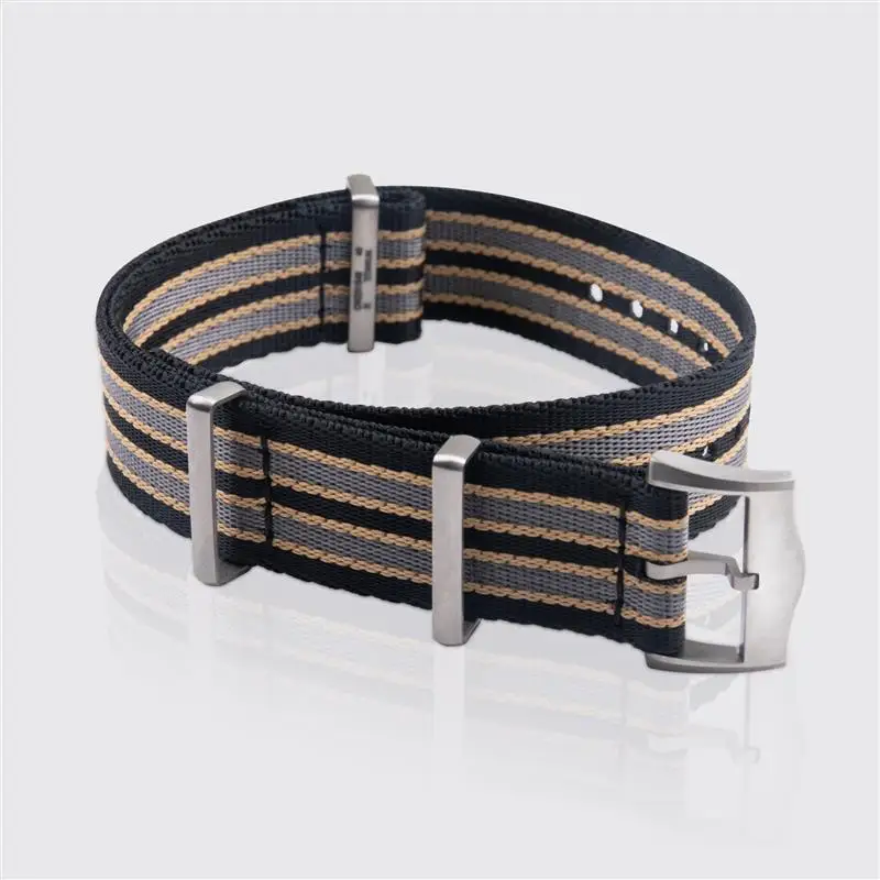 BEFIA 19 мм/20 мм/21 мм Высокоплотный нейлоновый холщовый ремешок для Omega Seamaster 300 Speedmaster