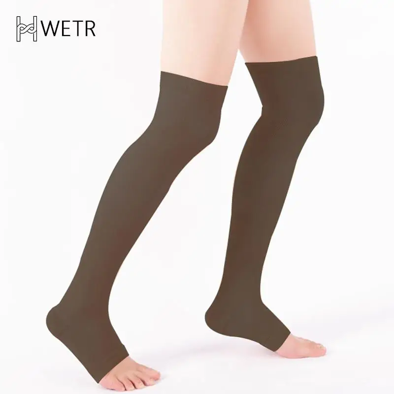 

1pair Compression Socks Prevent Calf Varicose Veins Soreness Women Slimming Sock Outdoor Sports Pressure Calf Stocking Sock