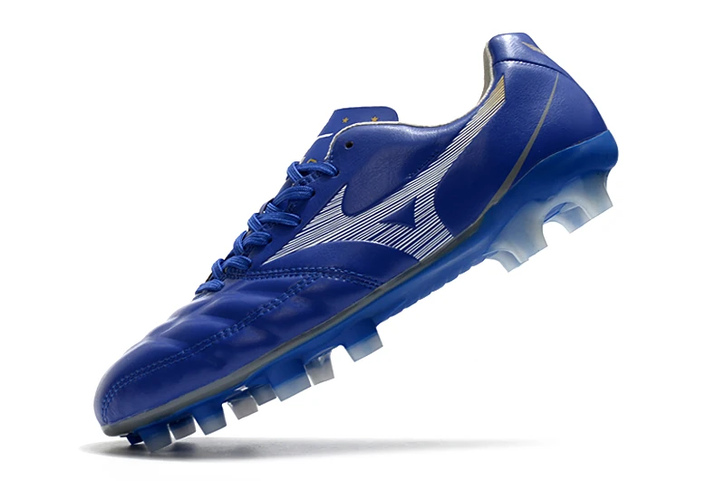 Authentic Mizuno Creation MORELIA REBULA CUP FG Men's Shoes Sneakers Mizuno Outdoor Sports Shoes Blue/White Size Eur 40-45