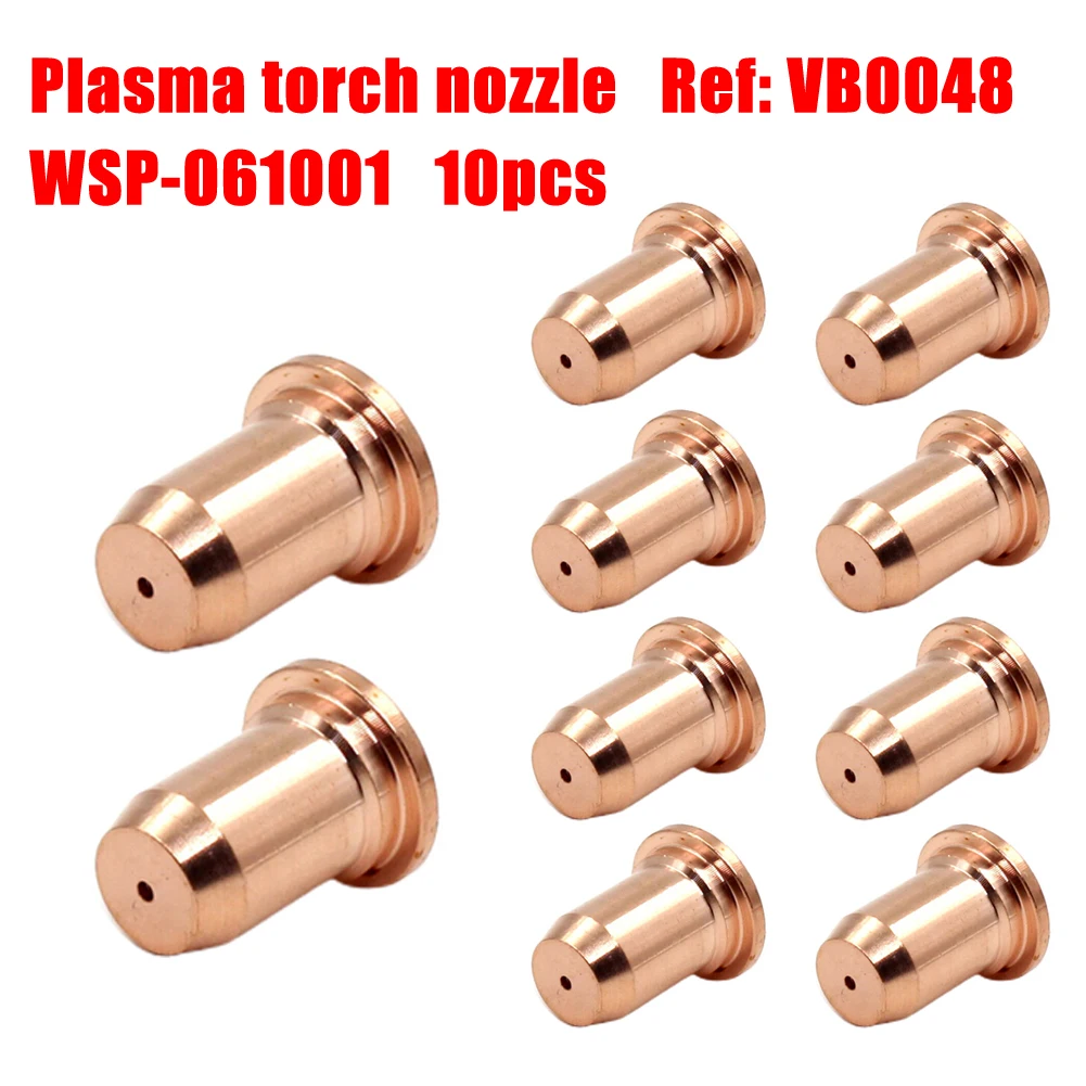 10pcs PT-60 PT-40 IPT60 IPT-60 Nozzle Tips Plasma Cutting Torch Consumables Nozzle Ref VB0048 WSP-061001 Plasma Cutters