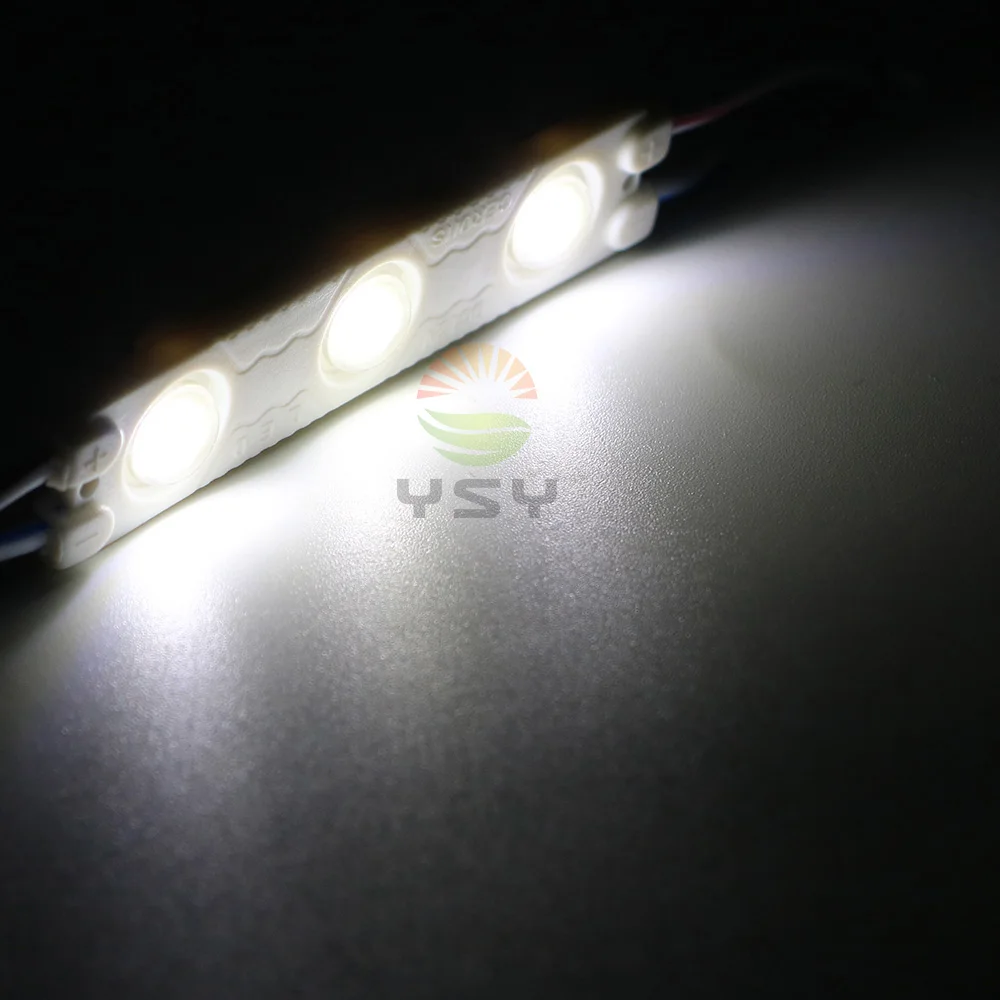 

YSY 1 шт. светодиодный модуль 3030 SMD 3 светодиода 12 В постоянного тока водонепроницаемый рекламный дизайн светодиодный ные Модули белый цвет супер яркая гирлянда