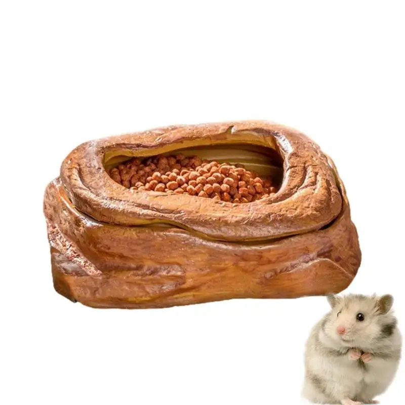 

Кормление домашних животных тарелка для кормления рептилий, миска для кормления воды Vivarium, миска для кормления из смолы для черепахи ящериц...