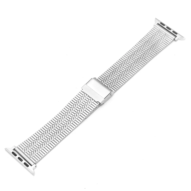 

Stainless Steel Smart Watch Watchband Accessories for Apple Watch for Samsung Huawei Gt2 Double Snap Waterproof Watch Strap