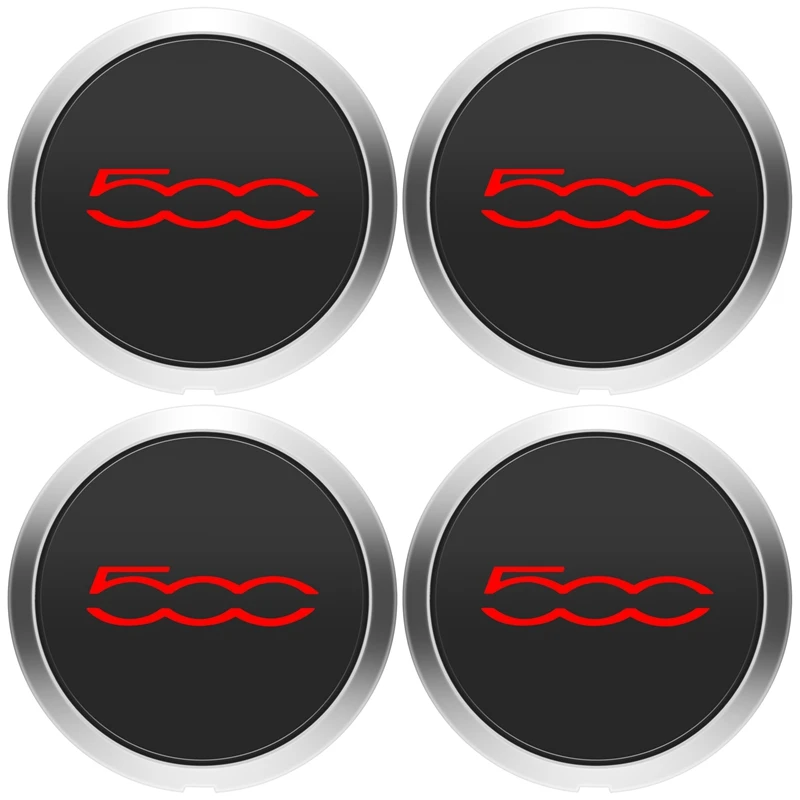 4 шт. 133 мм колпаки для колес Fiat 500 набор колпачков центральной ступицы 68078419 АК 68078421