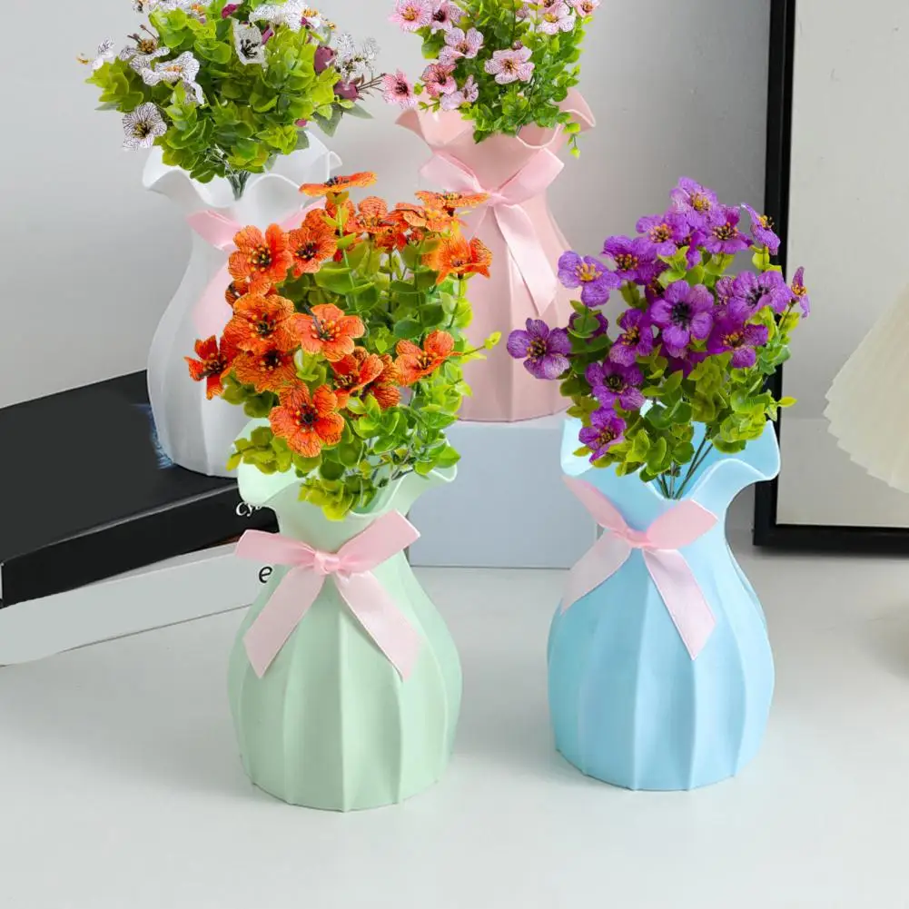 

Long-lasting Flower Realistic Vibrant Bouquet of Artificial Flowers Easy Maintenance Simulation Garden Plants for A Décor