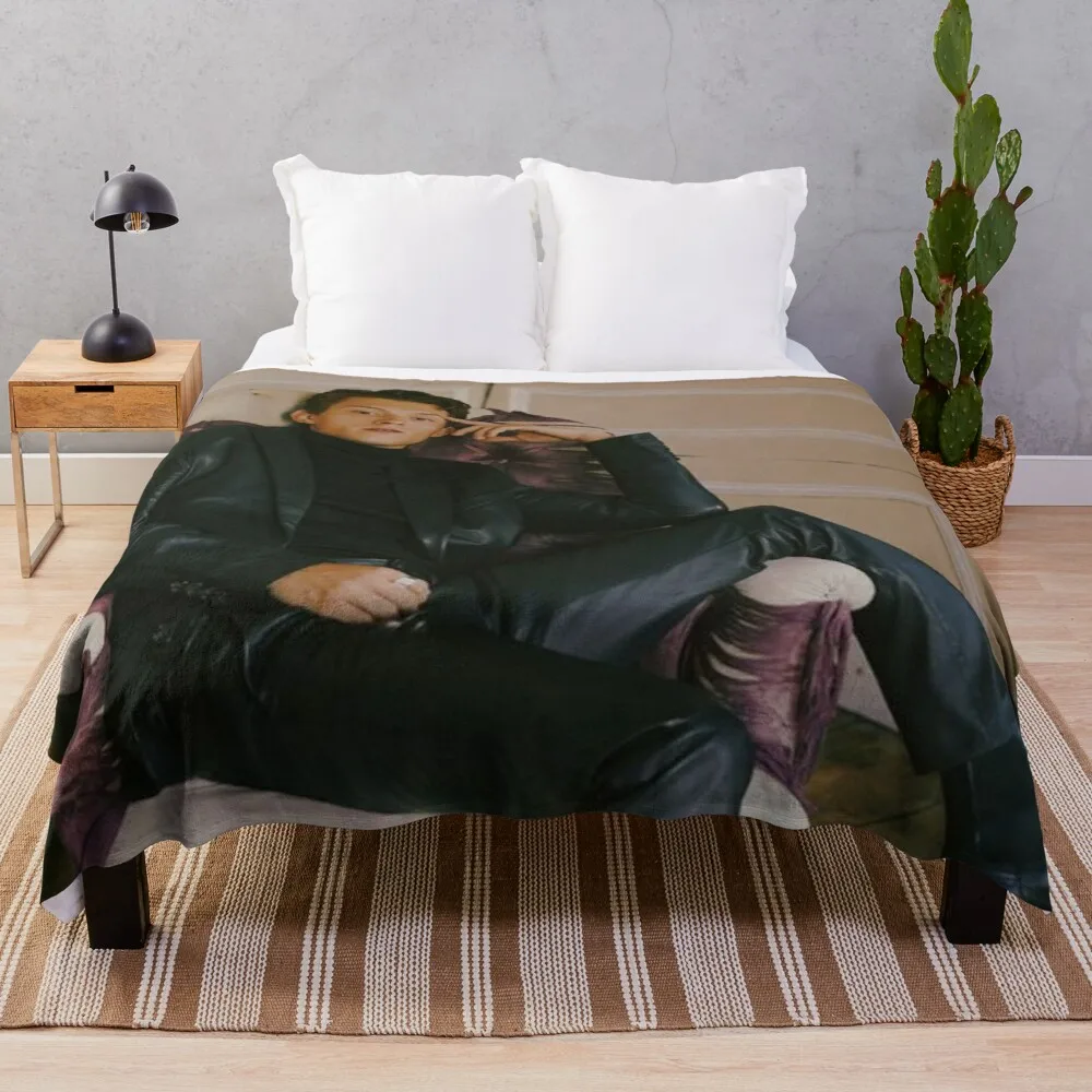 

tom holland Throw Blanket throw and blanket hairy blankets cotton sofa throw