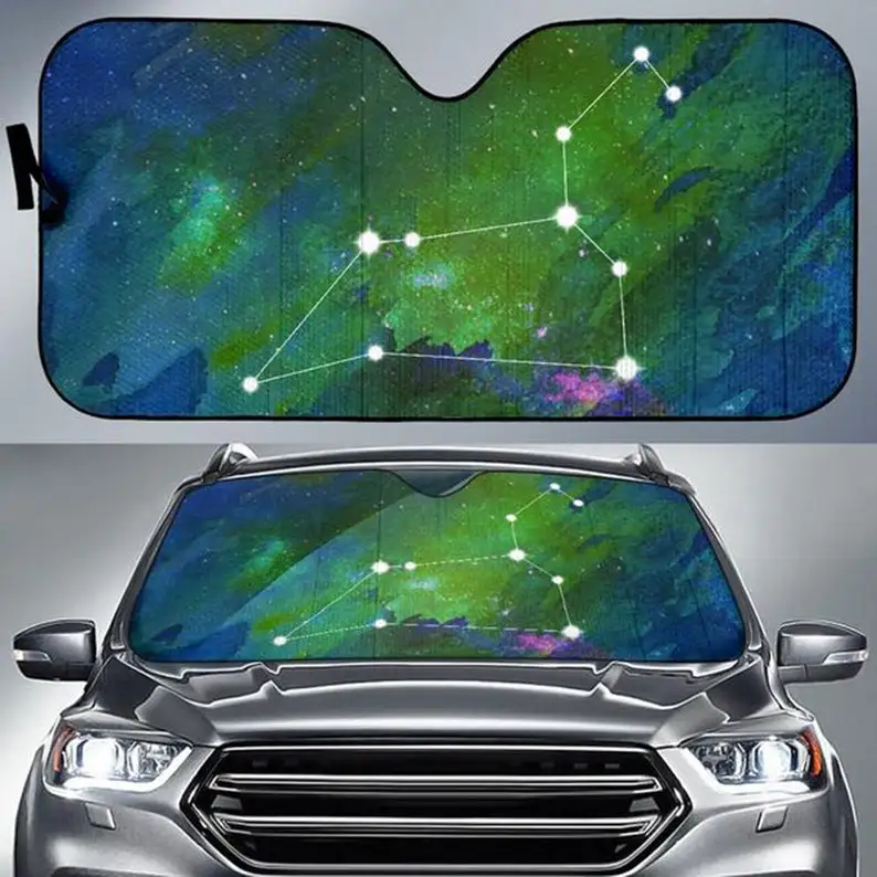 Zodiac Leo Horoscope Car Sun Shade Constellation Lover Gifts
