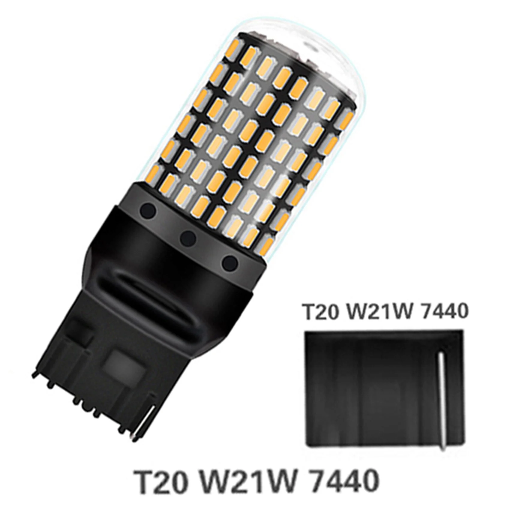 Автомобильные 3014 144Smd Canbus T20 7440 W21W фотолампы для указателей поворота стояночные