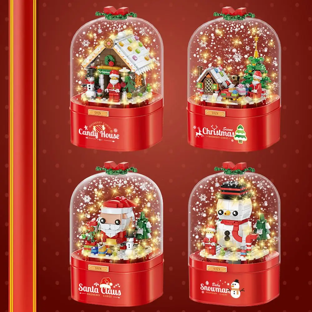 

Ydewiner Diy Snow House Transparent Cover Music Box with Light , Christmas Musical Box , Birthday Gift , New Year Home Decor