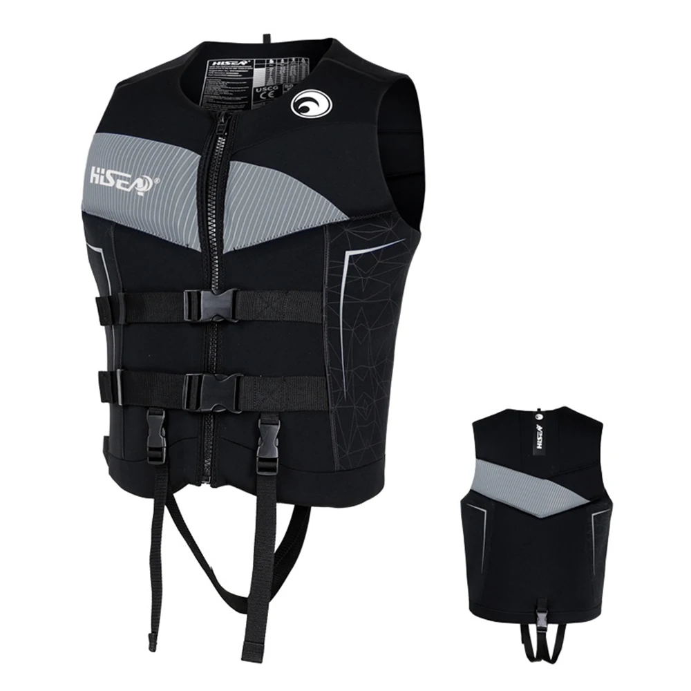 

Adult Child Life Jacket Water Sports Floating Vest Water Sports Surf Boating Fishing Kayak Swimming Neoprene Life Jacket 2022