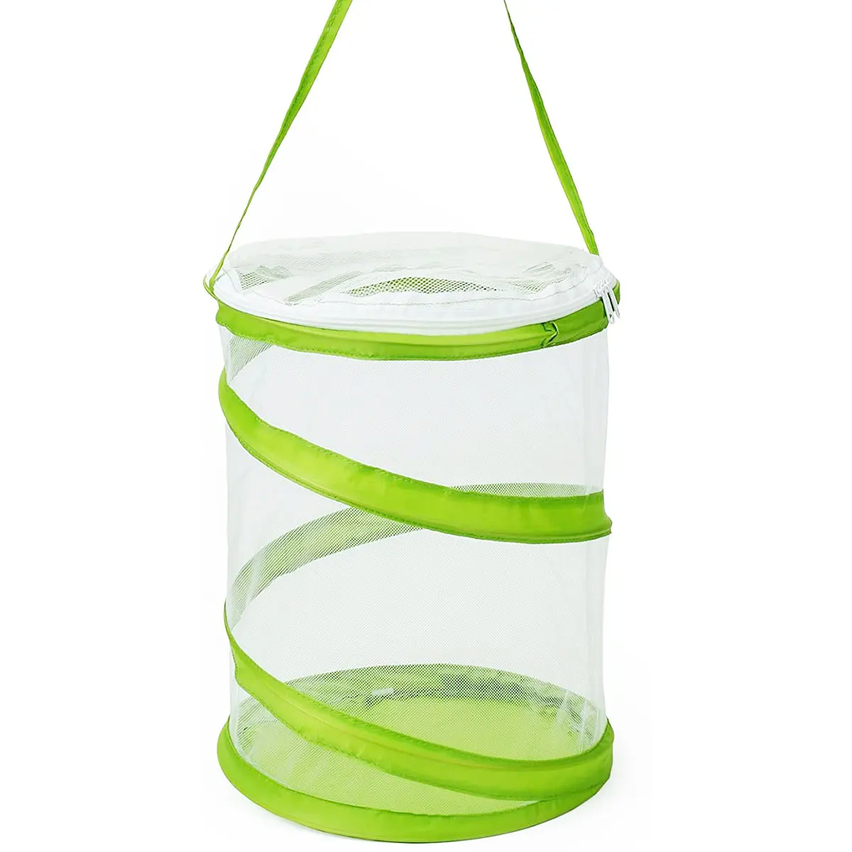 

Mini Butterfly Habitat Folding Insect Mesh Cage 30 x 35cm Clear Mesh Butterfly Dragonfly Mantis Caterpillar Habitat Cage
