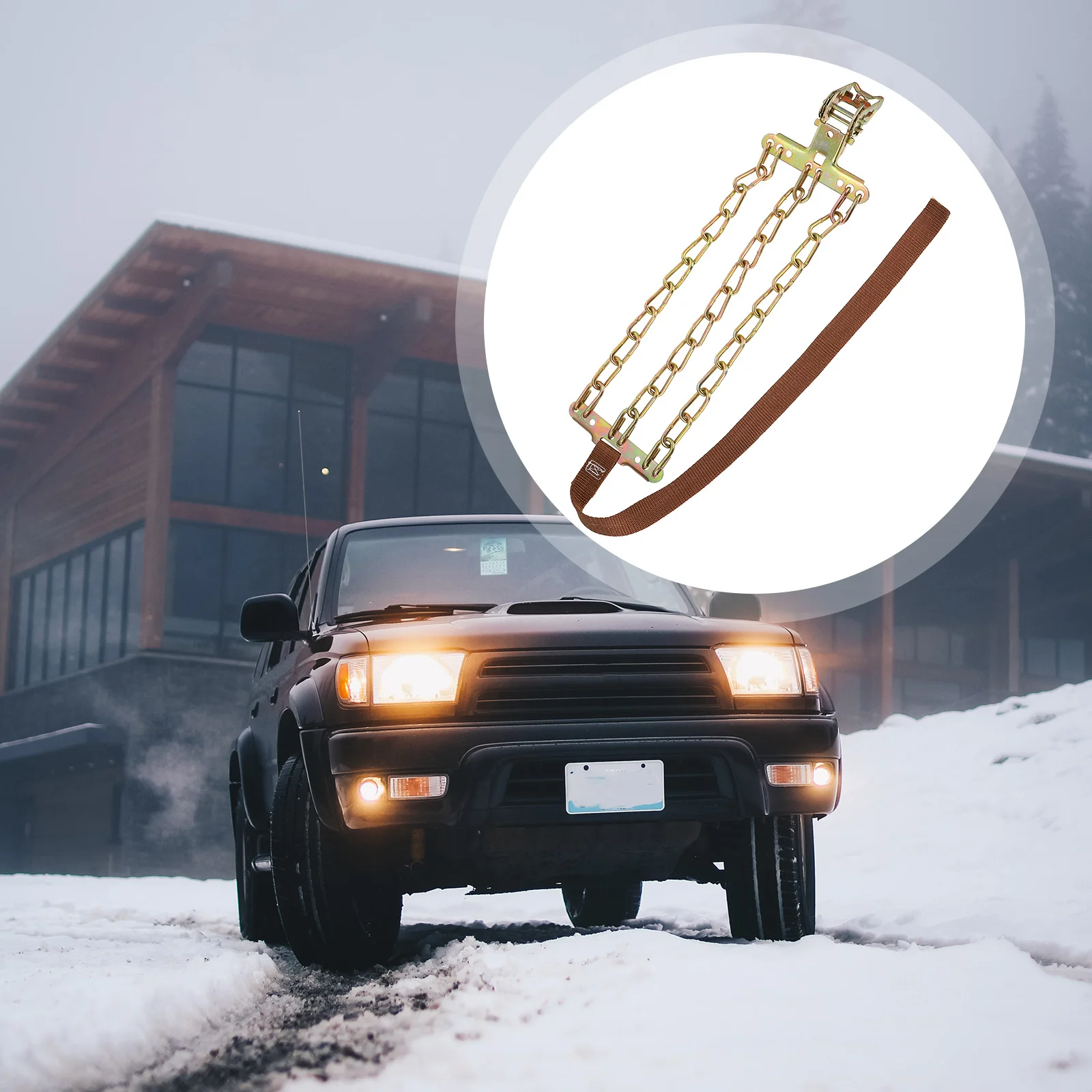 

3 Chains Truck Car Wheels Tyre Tire Snow Chains Winter Anti-skid Wheel Chain