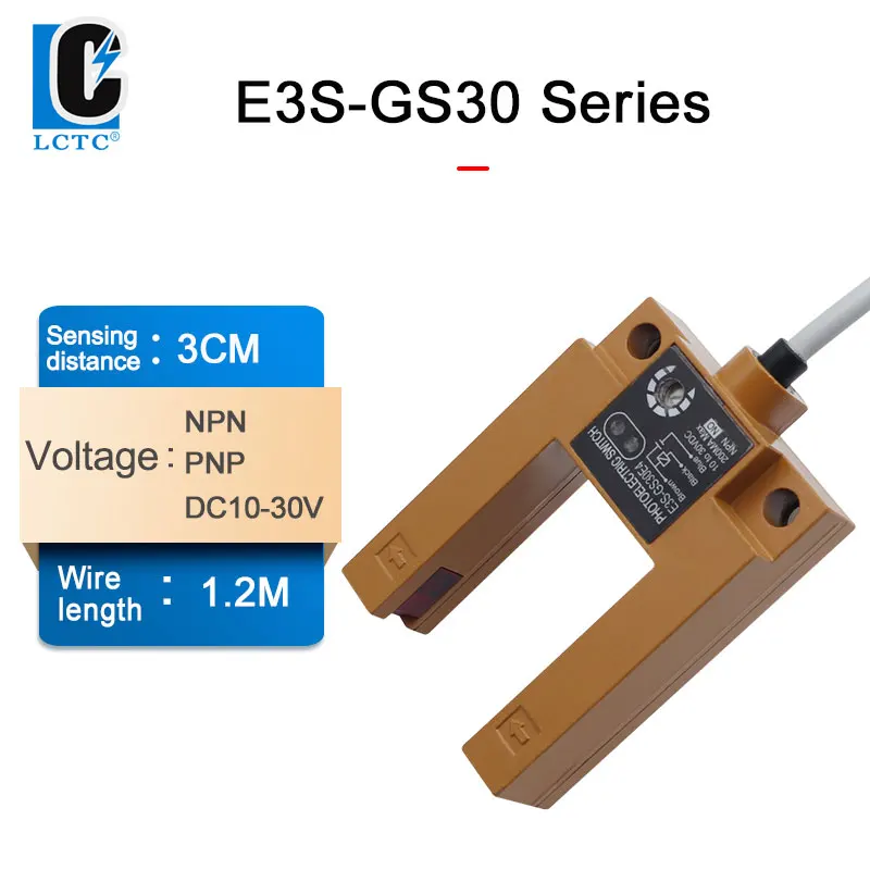 

Slot photoelectric switch sensor E3S-GS30E4/E2/P1/P2/E42/P12 three-wire NPN24V