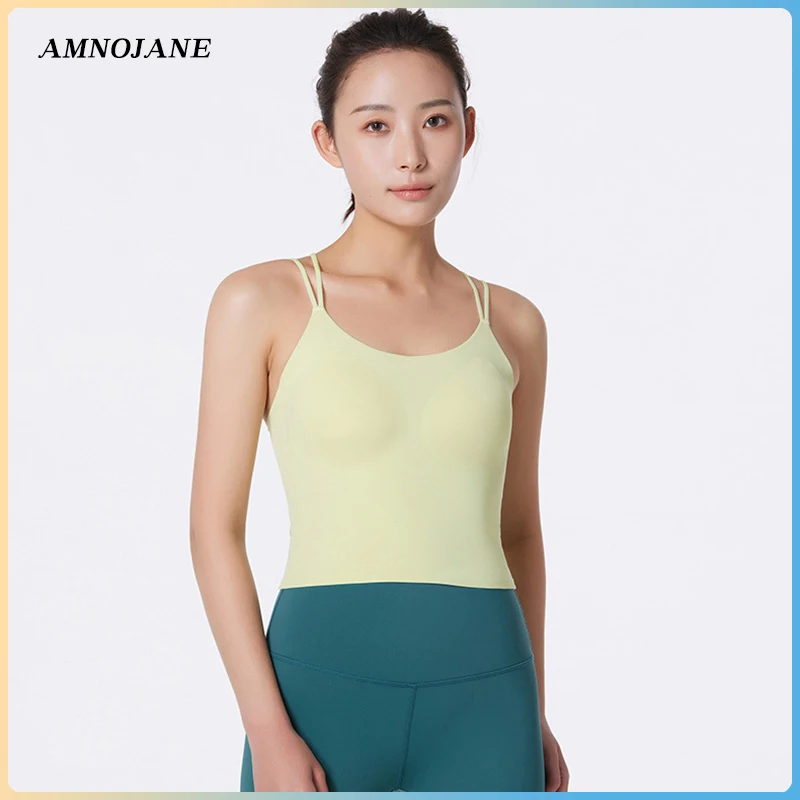 

Sport Bras Fitness Women Padded Seamless Bra Gym Top Soft Underwear Sports Tank Tops Wireless Beauty Back Yoga Bra Sportbra