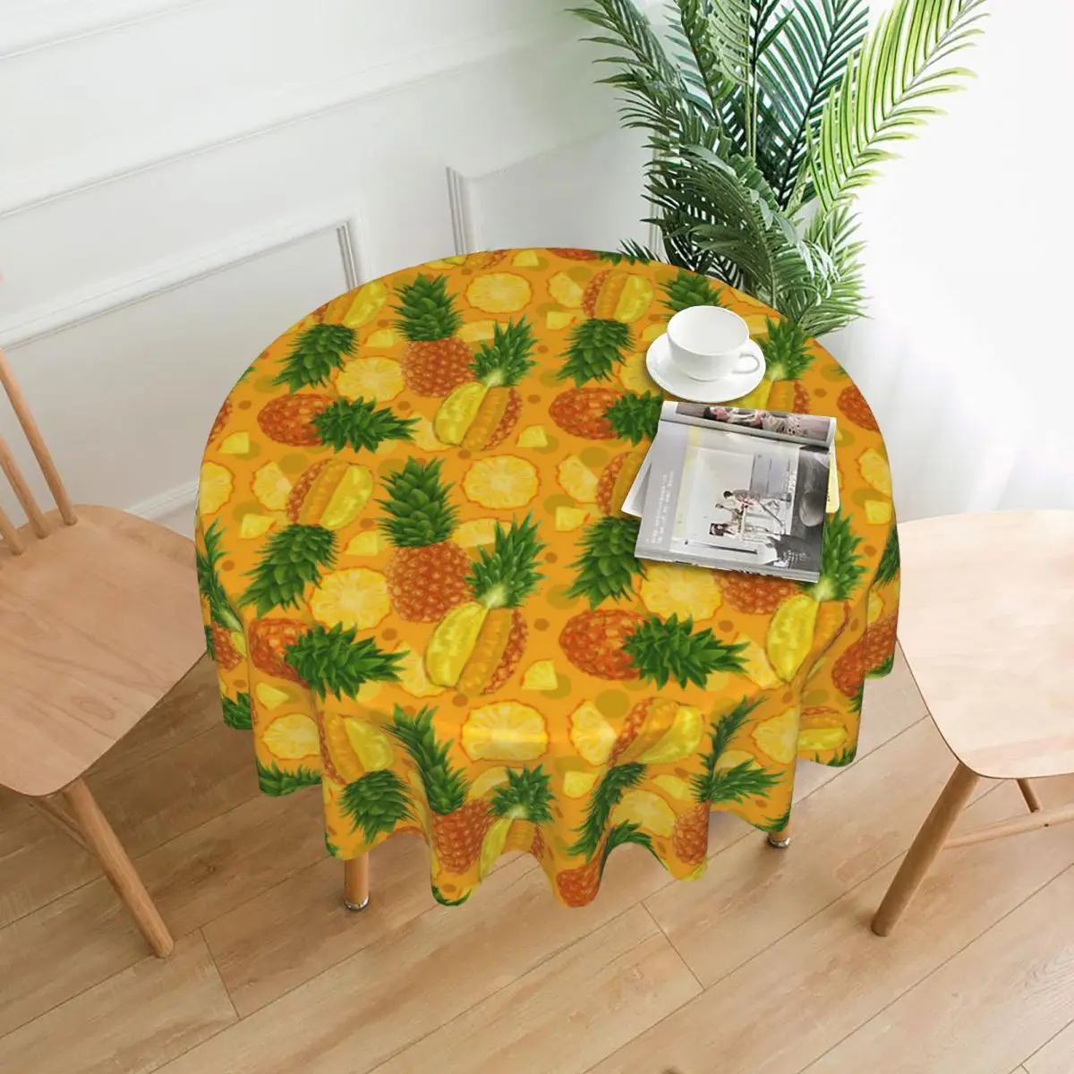 

Tablecloth Polyester Round Table Cloth Nordic Table Cover for Home Party Decoration