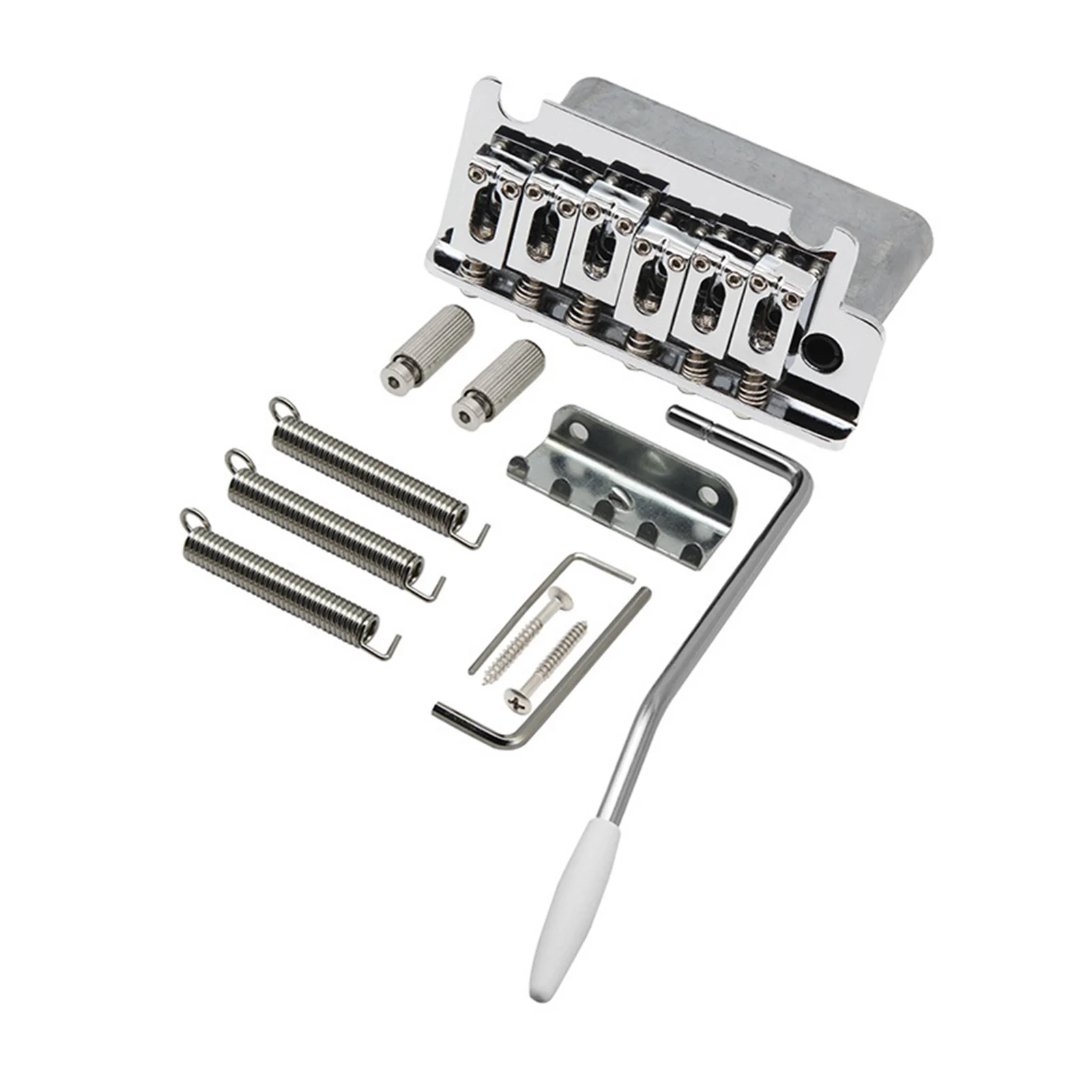 

Saddles Assembly Luthier Full Block For Electric Gift With Screws Springs Vintage Style Guitar Tremolo Bridge Zinc Alloy Musical