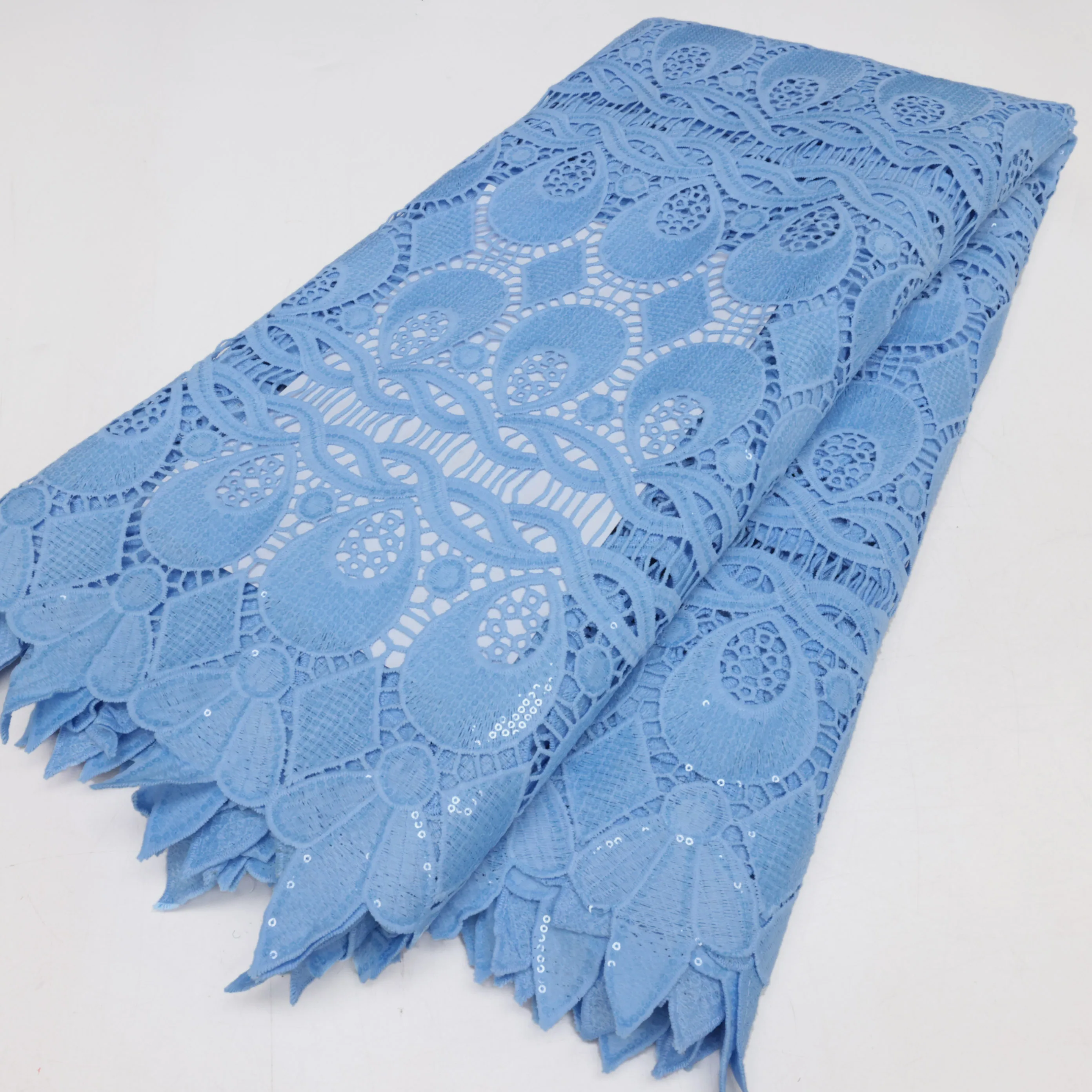 Африканская кружевная ткань галстук-касти для женщин